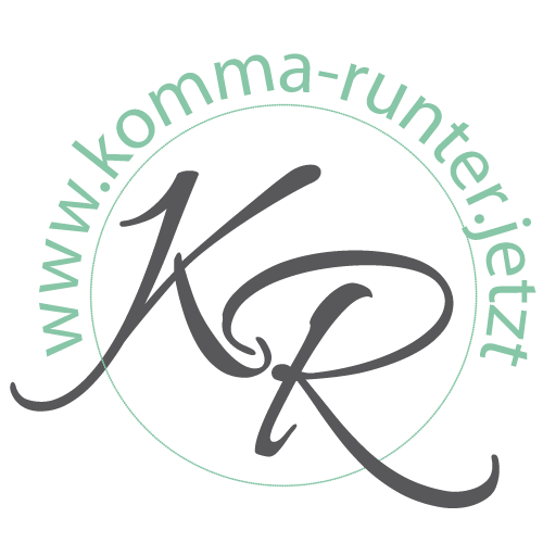 Komma Runter Logo